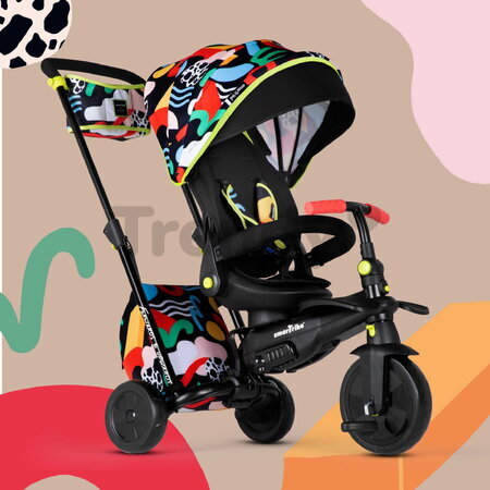 Trojkolka a kočík skladací smarTfold STR7 Kelly Anna Imagine smarTrike so sklápateľným sedadlom Touch Steering ovládanie s EVA kolesami od 6 mes