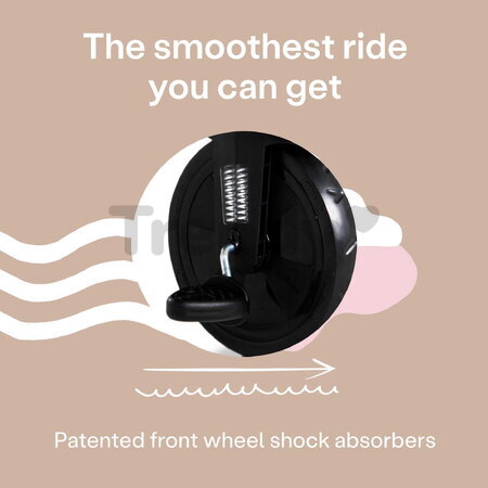 Trojkolka a kočík skladací smarTfold STR7 Kelly Anna Imagine smarTrike so sklápateľným sedadlom Touch Steering ovládanie s EVA kolesami od 6 mes