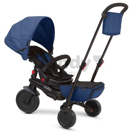 Trojkolka skladacia smarTfold 700 Blue 8v1 smarTrike modrá s otočným sklápateľným sedadlom TouchSteering s EVA kolesami od 6 mes