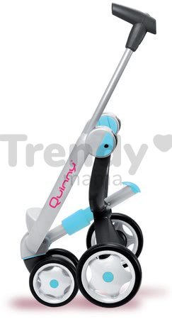 Kočík pre bábiku 3-kolesový Maxi Cosi & Quinny Smoby (70 cm rúčka) hlboký ružovo-modrý
