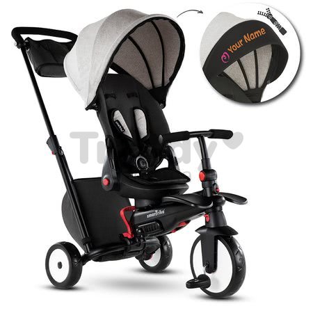 Trojkolka skladacia smarTfold 700S Warm Grey 7v1 smarTrike šedo-béžová so sklápateľným sedadlom TouchSteering s EVA kolesami od 6 mes