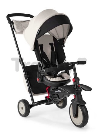 Trojkolka a kočík skladacia STR7J Warm Grey 7v1 smarTrike šedá so sklápateľným sedadlom Touch Steering s EVA kolesami od 6 mes