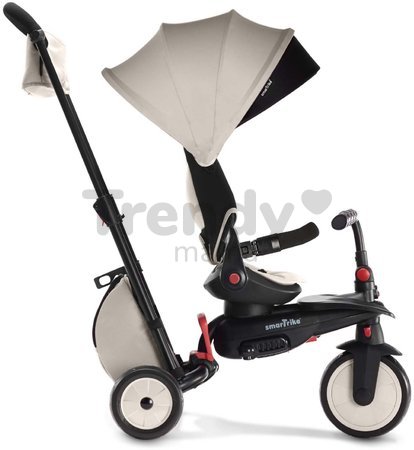 Trojkolka a kočík skladacia STR7J Warm Grey 7v1 smarTrike šedá so sklápateľným sedadlom Touch Steering s EVA kolesami od 6 mes