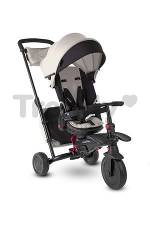 Trojkolka skladacia smarTfold 700S Warm Grey 7v1 smarTrike šedo-béžová so sklápateľným sedadlom TouchSteering s EVA kolesami od 6 mes