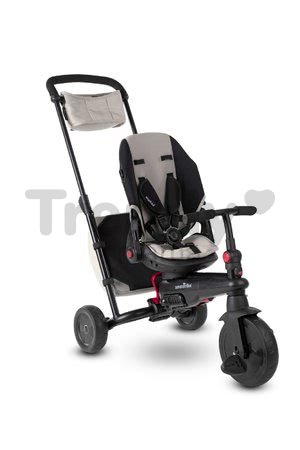 Trojkolka skladacia smarTfold 700S Warm Grey 7v1 smarTrike šedo-béžová so sklápateľným sedadlom TouchSteering s EVA kolesami od 6 mes