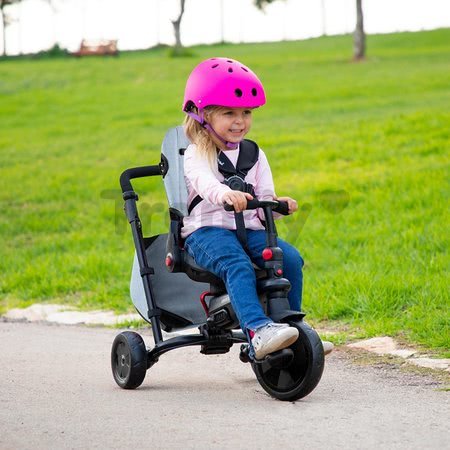 Trojkolka a kočík skladacia STR7 Urban 7v1 smarTrike Jeans so sklápateľným sedadlom TouchSteering s EVA kolesami od 6 mes