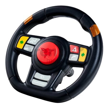 Multifunkčný volant s LED smerovkami k odrážadlám BIG s klaksónom 8 zvukov od 12 mes