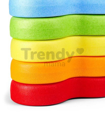 Balančné kamene s povrchovou textúrou Heppy Rocks BIG 5 nášľapných kociek pre rozvoj rovnováhy nosnosť 120 kg od 12 mes