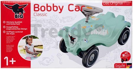 Odrážadlo auto Bobby Car Classic Green Sea BIG zelené s trendy nálepkami a klaksónom od 12 mes