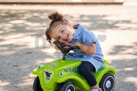 Odrážadlo auto Bobby Car Classic Dino BIG zelené s klaksónom a nálepkami dinosaurov od 12 mes
