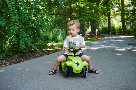 Odrážadlo auto Bobby Car Classic Dino BIG zelené s klaksónom a nálepkami dinosaurov od 12 mes