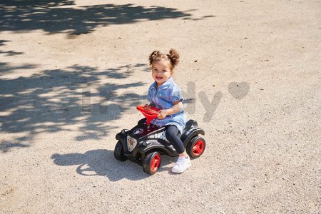 Odrážadlo auto Bobby Car Classic Little Rocker BIG čierne s klaksónom a rockovými nálepkami od 12 mes
