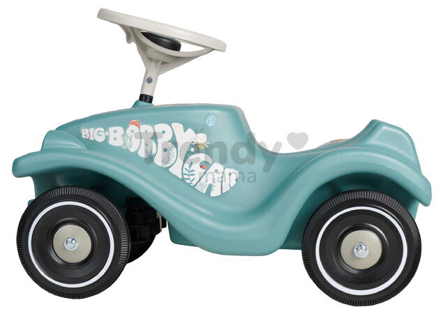 Odrážadlo auto Bobby Car Classic Life BIG zelené s prírodným motívom a klaksónom od 12 mes