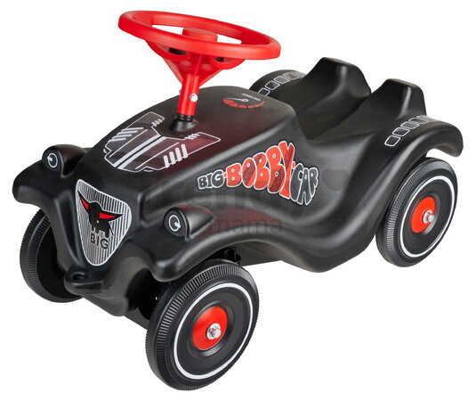 Odrážadlo auto Bobby Car Classic GT BIG čierne so športovými nálepkami a klaksónom od 12 mes