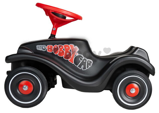 Odrážadlo auto Bobby Car Classic GT BIG čierne so športovými nálepkami a klaksónom od 12 mes