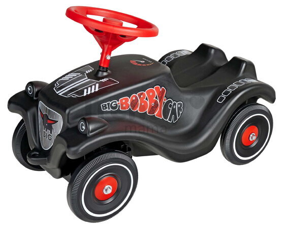 Odrážadlo auto Bobby Car Classic GT BIG čierne so športovými nálepkami a klaksónom od 12 mes