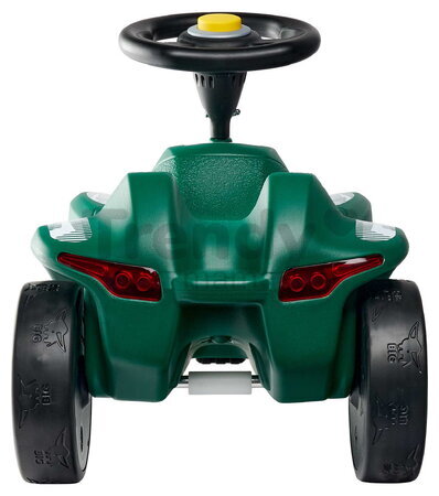 Odrážadlo auto s pretekárskym číslom Bobby Car Neo RS Green BIG zelené s klaksónom a tichými gumenými kolesami od 12 mes