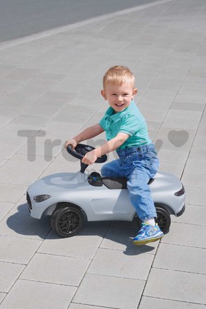 Odrážadlo auto Bobby AMG GT BIG so zvukom a realistickými detailmi z dielne Mercedes šedé od 18 mes