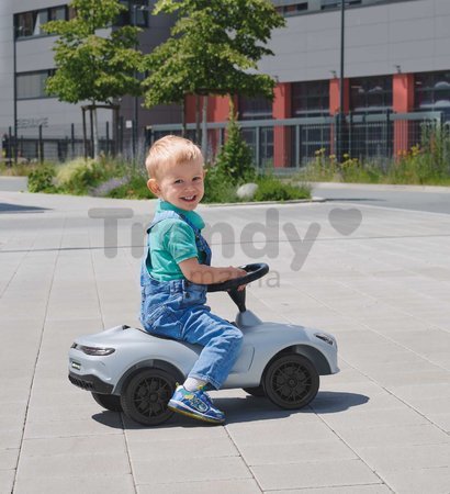 Odrážadlo auto Bobby AMG GT BIG so zvukom a realistickými detailmi z dielne Mercedes šedé od 18 mes
