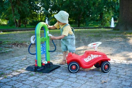 Benzínová pumpa a elektro nabíjanie všetkých odrážadiel Bobby Car Service Station BIG obojstranná s rampou od 18 mes