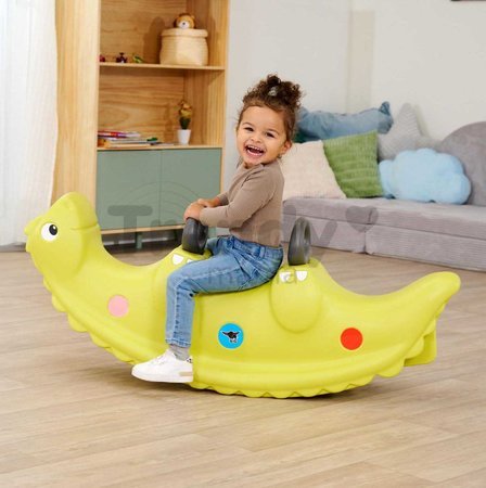 Hojdačka Dinosaurus Sammy Dino Rocker BIG zelená obojstranná od 12 mes