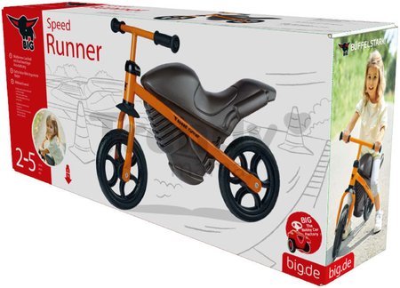 Odrážadlo motorka Speed Runner BIG s výškovo nastaviteľným sedadlom a riadidlami od 18 mes