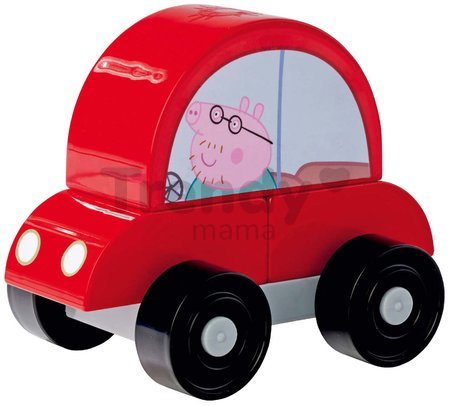 Stavebnica Peppa Pig Vehicles Set PlayBig Bloxx BIG súprava 4 dopravných prostriedkov 24 dielov od 18 mes