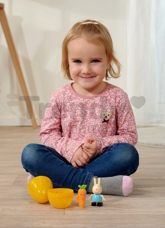 Stavebnica Peppa Pig Funny Eggs PlayBig Bloxx BIG vo vajíčku - sada 4 druhov od 18 mes