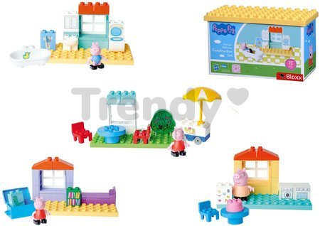 Stavebnica Peppa Pig Basic Set PlayBig Bloxx BIG s figúrkou v spálni od 1,5-5 rokov