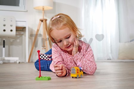 Stavebnica Peppa Pig Starter Set PlayBig Bloxx BIG s figúrkou - s autíčkom od 1,5-5 rokov