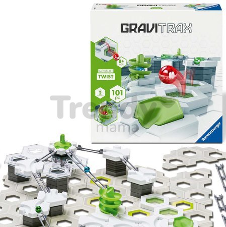 Guľôčková dráha Twist Akčná súprava Action Set GraviTrax 101 dielikov so špirálou a trampolínou od 8 rokov