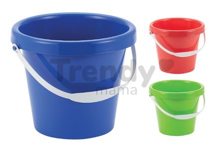 Vedro 19 cm prázdne Écoiffier modré/zelené/červené