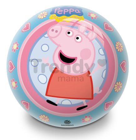 Rozprávková lopta Prasiatko Peppa Pig Mondo 14 cm gumená