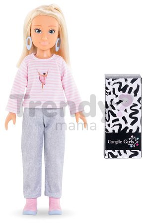 Bábika Valentine Shopping Set Corolle Girls s blond vlasmi 28 cm 6 doplnkov od 4 rokov