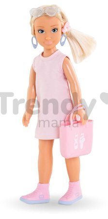 Bábika Valentine Shopping Set Corolle Girls s blond vlasmi 28 cm 6 doplnkov od 4 rokov