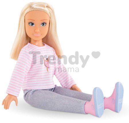Bábika Valentine Shopping Set Corolle Girls s blond vlasmi 28 cm 6 doplnkov od 4 rokov