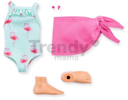 Bábika Valentine Beach Set Corolle Girls s blond vlasmi 28 cm 5 doplnkov od 4 rokov