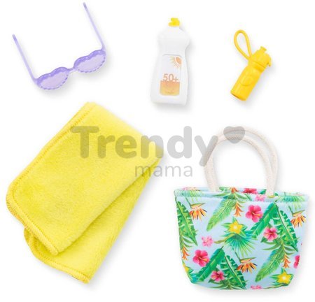 Bábika Mélody Beach Set Corolle Girls s dlhými hnedými vlasmi 28 cm 5 doplnkov od 4 rokov