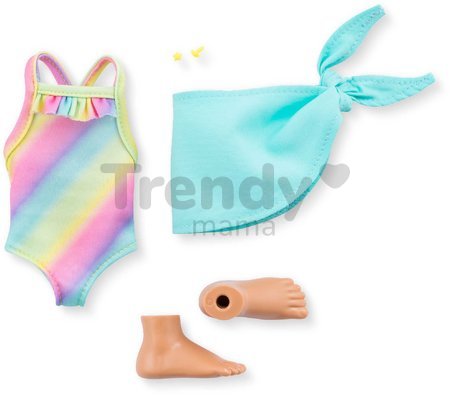 Bábika Luna Beach Set Corolle Girls s dlhými hnedými vlasmi 28 cm 5 doplnkov od 4 rokov