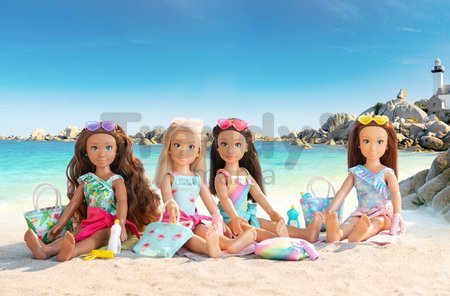 Bábika Valentine Beach Set Corolle Girls s blond vlasmi 28 cm 5 doplnkov od 4 rokov