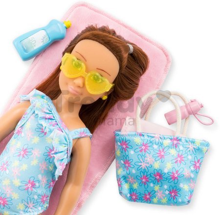 Bábika Zoé Beach Set Corolle Girls s hnedými vlasmi 28 cm 5 doplnkov od 4 rokov