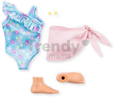 Bábika Zoé Beach Set Corolle Girls s hnedými vlasmi 28 cm 5 doplnkov od 4 rokov