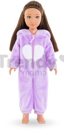 Bábika Luna Pyjama Party Set Corolle Girls s dlhými hnedými vlasmi 28 cm 7 doplnkov od 4 rokov