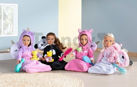 Bábika Luna Pyjama Party Set Corolle Girls s dlhými hnedými vlasmi 28 cm 7 doplnkov od 4 rokov
