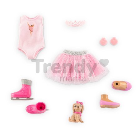 Bábika Valentine Ballerina Set Girls Corolle s blond vlasmi 28 cm 4 doplnky od 4 rokov
