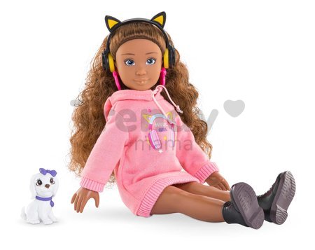 Bábika Melody Music & Fashion Set Girls Corolle s dlhými hnedými vlasmi 28 cm 4 doplnky od 4 rokov