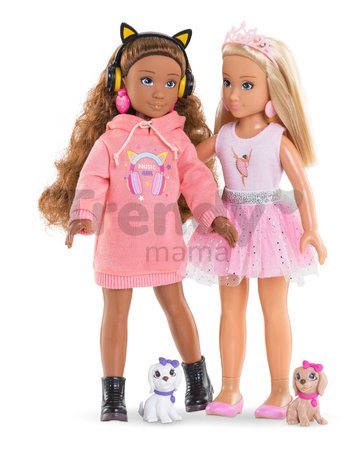 Bábika Melody Music & Fashion Set Girls Corolle s dlhými hnedými vlasmi 28 cm 4 doplnky od 4 rokov