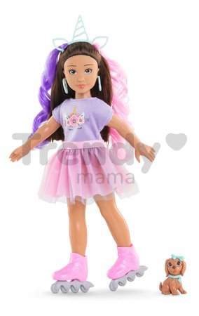 Bábika Luna Unicorn Set Girls Corolle s dlhými hnedými vlasmi 28 cm 4 doplnky od 4 rokov