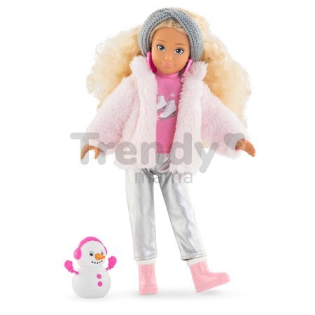 Bábika Valentine in the Mountain Set Girls Corolle s kučeravými blond vlasmi 28 cm 4 doplnky od 4 rokov