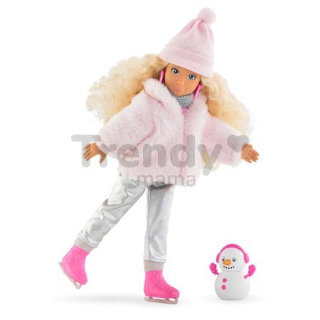 Bábika Valentine in the Mountain Set Girls Corolle s kučeravými blond vlasmi 28 cm 4 doplnky od 4 rokov